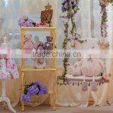 BISINI Royal Kids Wooden Toy Storage Shelf, All Golden Luxury Children Decorative Wooden Display Shelf - BF07-70344 thumbnail-2