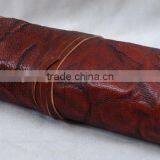 Handmade Vintage Crush Rolled Leather Journal thumbnail-1