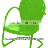 LIME GREEN CROSLEY GRIFFITH METAL CHAIR thumbnail-1