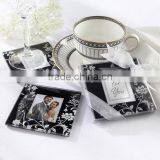 Fancy Design Custom Made Wedding Glass Cup Coaster thumbnail-4