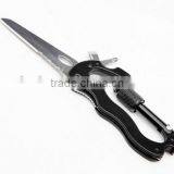 Outdoor Multifunction Climbing Carabiner Tool With Survival Knife thumbnail-1