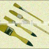 4 Piece Bristle Wooden Handle Paint Brush Set thumbnail-1