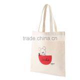 Cartoon Bear Printing 12OZ Canvas Shopping Tote Bag,Organic Cotton Tote Bag thumbnail-2