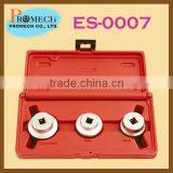 Made In Taiwan 3Pc Oil Filter Socket Kit / Auto Body Repairing Tools Set