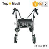 Topmedi Lightweight Aluminum Folding Rollator Walker thumbnail-4