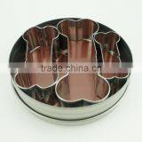 47096 3pcs Dog Bone Stainless Steel Cookie Cutter Set thumbnail-3