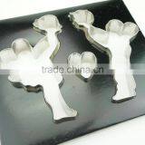 47040 Wedding Kissing Shape Stainless Steel Cookie Cutter Set thumbnail-3
