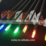 Carbon Arrows With Automatic Lighted Led Nocks/S Nocks And Blazer Vanes thumbnail-2