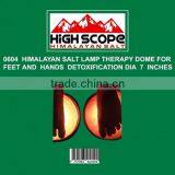 HIMALAYAN SALT LAMP THERAPY DOME FOR FEET AND HANDS DETOXIFICATION thumbnail-1