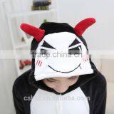 Flannel Cartoon Adult Animal Jumpsuit Animal Pajamas Jumpsuit Devil Design thumbnail-3