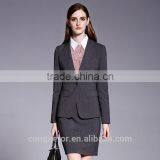 Ladies Formal Work Office Regular Fit Contrast Collar Cuff Cotton Shirt thumbnail-3
