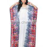 Kaftan Silk Long/digital Print Kaftan/silk Kaftan/dubai Kaftan/moroccan Kaftan/10 thumbnail-4