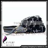 CX-H-44 Ladies Fashion Design Rex Rabbit Fur Handbag thumbnail-2
