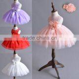 2018 New Baby Cute Dress Kids Girls Dress 4 Colors 1year Old Birthday Dresses thumbnail-3