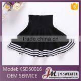 Fashion Design Girls Winter Black Pleated School Uniform Mini Skirts