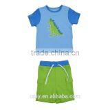 2017 Lately Fashion Summer Kid Clothes Boy Short Shirt And Pant Clothing Sets thumbnail-1