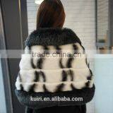 Autumn Winter Faux Fox Fur Shawl Warm Long Scarf Collar 2016 Women Faux Rabbit Fur Shawl Cap Scarves False Collar Wraps Outwear thumbnail-1