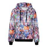 100% Polyester Cheap Wholesale 3D Sublimation Graphic Pullover Oversized Hoodie thumbnail-5