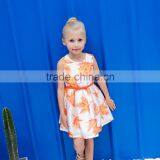 S17623A Girl Maple Leaf Painting Kids Dresses for Girls Clothes thumbnail-2