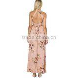 Lady Sexy Split Dress Floral Off Shoulder Party Maxi Dress thumbnail-5