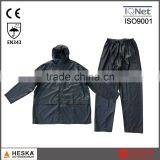 Mens Green Jacket Waterproofing Coating PVC Raincoat thumbnail-1