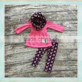 Baby Girls Boutique Clothing Kids Halloween Skull Print Long Sleeve Top and Icing Pants Outfits Clothes thumbnail-1