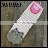 Cute Teen Girls Socks 3D Cat Socks Strip Socks thumbnail-2