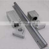 CNC parts round linear guide rail SBR20 with linear block SBR20UU