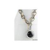 Sell DY Sterling Silver Necklace With Onyx Pendant thumbnail-1