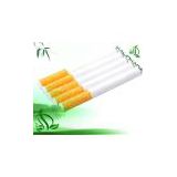 Disposable electronic cigarette look/feel/taste like real smoke