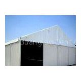 Steel Sheet Temporary Outdoor Warehouse Tents , Fireproof Canopy Storage Shed