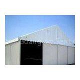 Steel Sheet Temporary Outdoor Warehouse Tents , Fireproof Canopy Storage Shed thumbnail-1