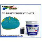 Turquoise Blue Water Based Pigment Paste ,liquid Textile Binder for Textile Screen Printing