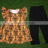 Hot Sale Latest Dress Pattern 2016 Online Boutique Wholesale Ruffle Raglan Sleeve Pants Baby Frock Designs Fancy Outfits Remake