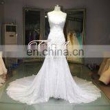 Complicated Handcraft Luxury Beaded Long Train Mermaid Corset Wedding Dress For 2016 thumbnail-3