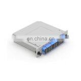 FTTH 4 8 16 Way Plug in Type Cassette Box SC UPC Connector Fiber Optical PLC Splitter thumbnail-3