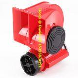 Electricity Machine Horn Air Horn Nautilus Red/chrome/black 15A 12V/24V Fixing Kit Compact Air Compact Twin Tones thumbnail-2