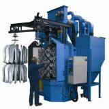 Hook Type Shot Blasting Machine, spare parts rust removing peening machine