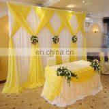 Customize Romantic Backdrop Curtain Drape Fabric Wedding Hall Backdrop Ideas Indian Wedding Decorations Decor thumbnail-1