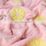 Mothers Wise Choice 10 Layers 100 Cotton Gauze Soft Warm Breathable Muslin Nontoxic Baby Wrap Swaddle Blanket With Small MOQ thumbnail-5