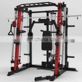 Multi function squat rack smith machine fitness