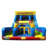 Home Garden Backyard Vertical Rush Inflatable Obstacle Course Slide With Rocket Climb Slide Game thumbnail-2