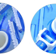 Deluxe Trianguar Transparent Weighted Vac Head Pool Cleaning Vacuum Head Brush Accessories thumbnail-3
