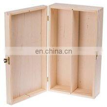 Wooden Wine Gift Box Wooden Wine Box for 2 Bottles thumbnail-1