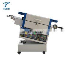 Laboratory 1200 1400 1700 Degree Vacuum Atmosphere Rotary Tube Furnace for Lead Smelting and Quenching and Sintering