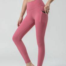 Manufacturer Custom New Women Fitness Clothing Pockets Pants Workout Activewear Tiktok Gym Pants Yoga Leggings thumbnail-4