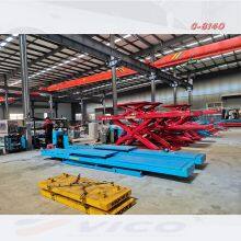 On Ground Install Ultra Air Hydraulic Thin Scissor Car Lift Machine on Hot Sale #V-JSDB-C-8140 thumbnail-5