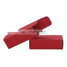 Упаковочные коробки для косметики из коричневой бумаги, подарочные коробки с возможностью нанесения собственного логотипа, простые картонные коробки для помадки