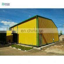 Temporary Steel Structure Modular Prefabricated Buildings Office Design Steel Arch Warehouse
