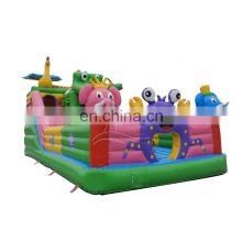 Best price big children inflatable bouncy slide playground on sale